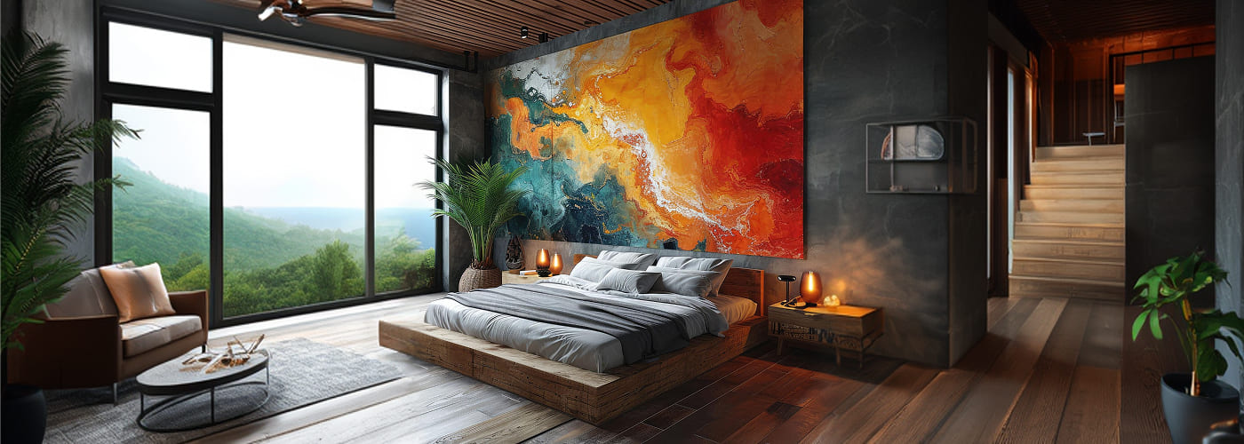 Bedroom Wall Decor Ideas Without Drilling