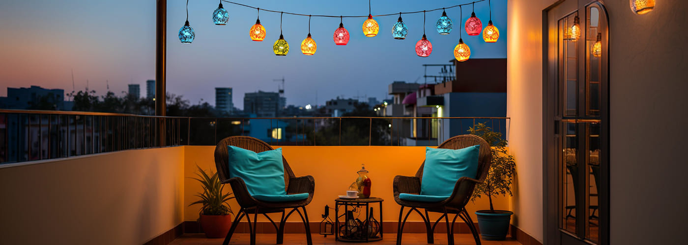 Outdoor Lighting Ideas for Balcony